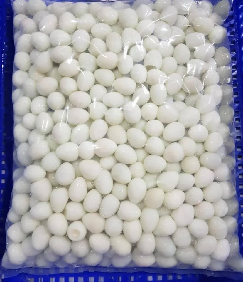 Замороженное перепелиное яйцо IQF для супа готовое к употреблению Жасмин/+