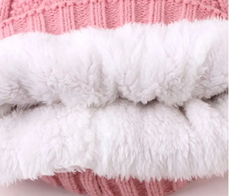2022 Custom High Quality Winter Warm Wool Acrylic Pom Pom Winter Beanie Hat Caps