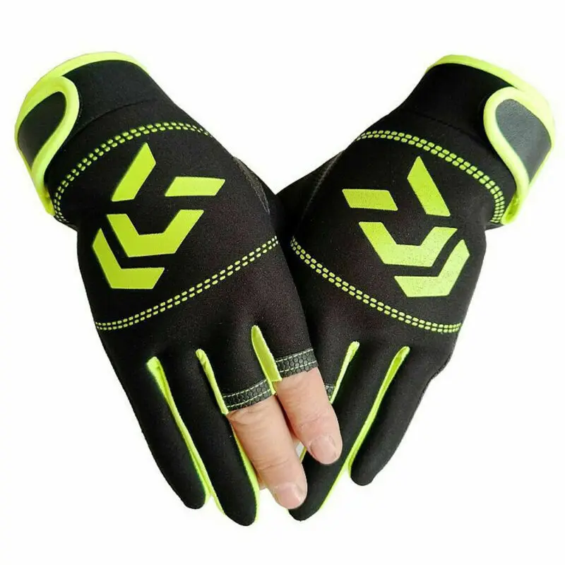 Custom Neoprene Fishing Gloves Hunting Gloves - Protective, 3-Cut Fingers, Anti-slip Waterproof