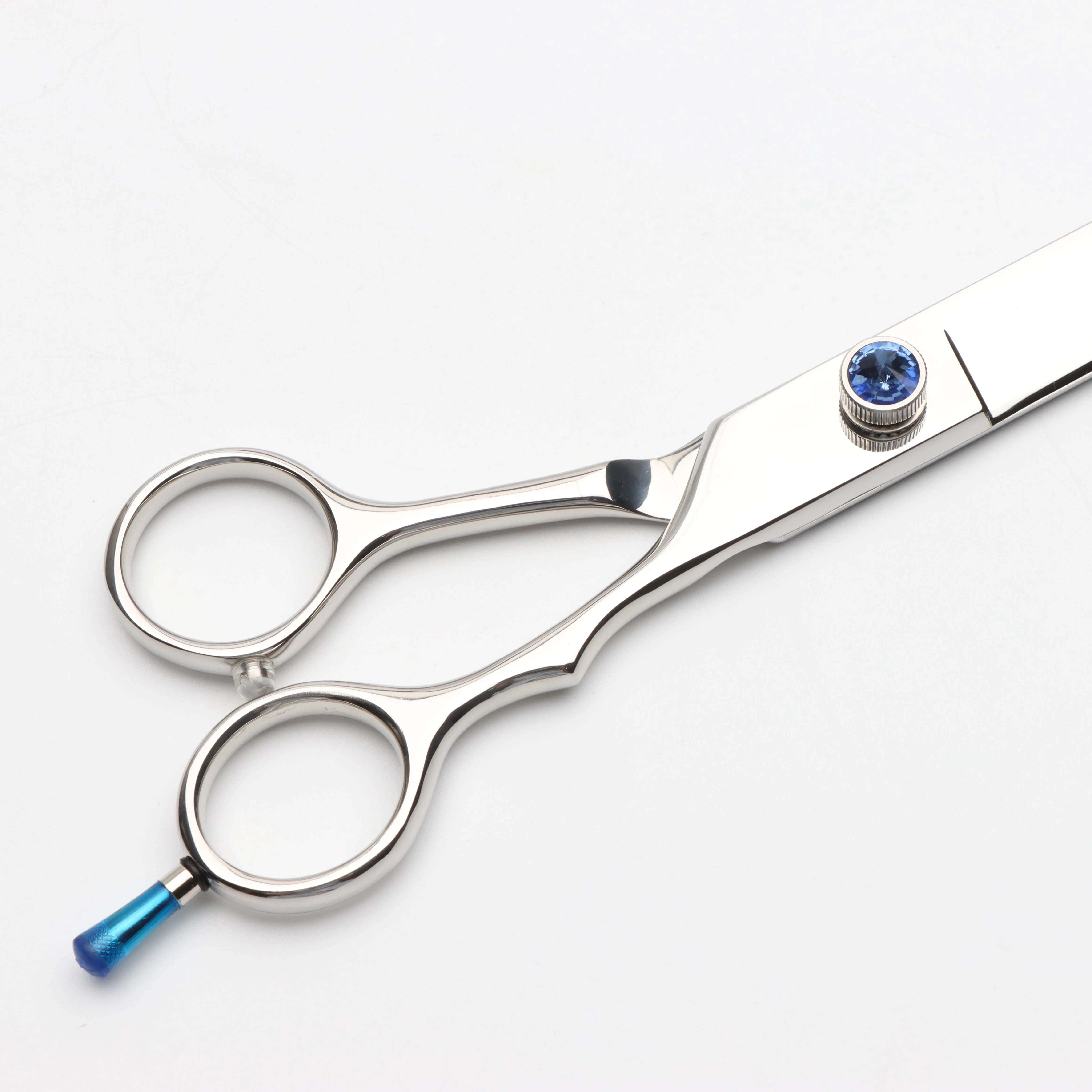 Mirror Finished 10 inch 440C stainless steel pet hair scissor large size dog grooming scissors