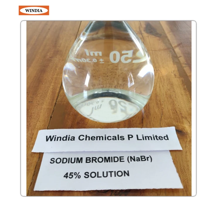 
Factory Supply Industrial Grade 45% Sodium Bromide NaBr 