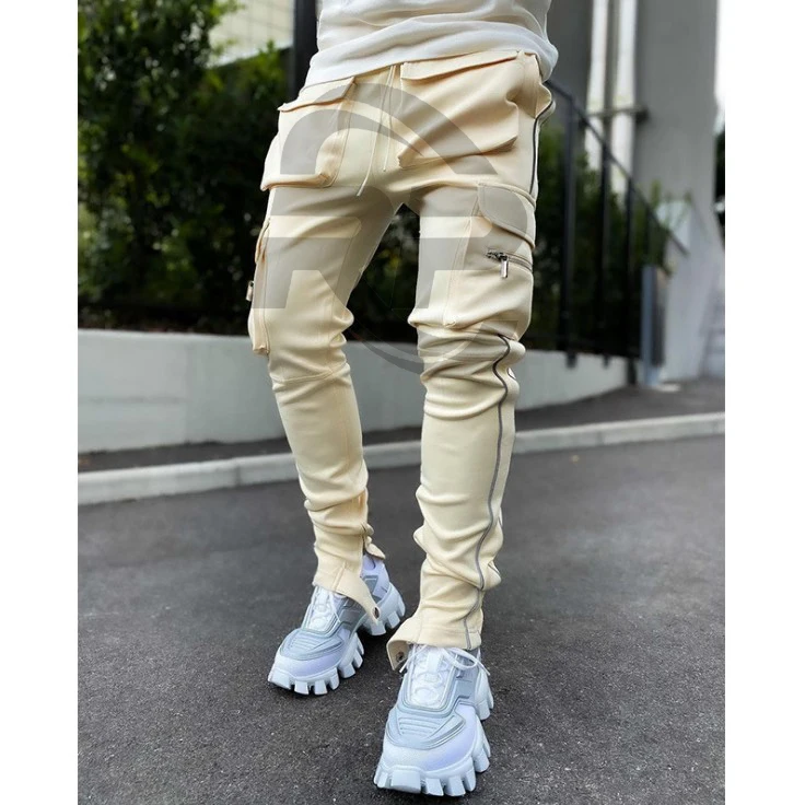 Mens Cargo Pants Gyms Fitness Sportswear Reflective Trouser Men Casual Jogger Pant Hip Hop Streetwear Joggers Sweatpants