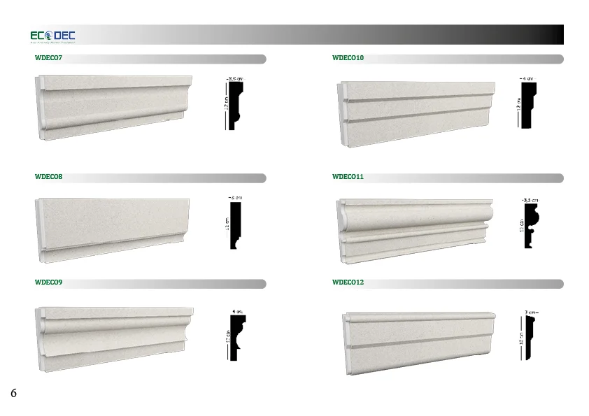 EPS Foam Polymer Quartz Coating Outdoor Polystyrene Building  Window/Door Frame Exterior Moldings WDECO7