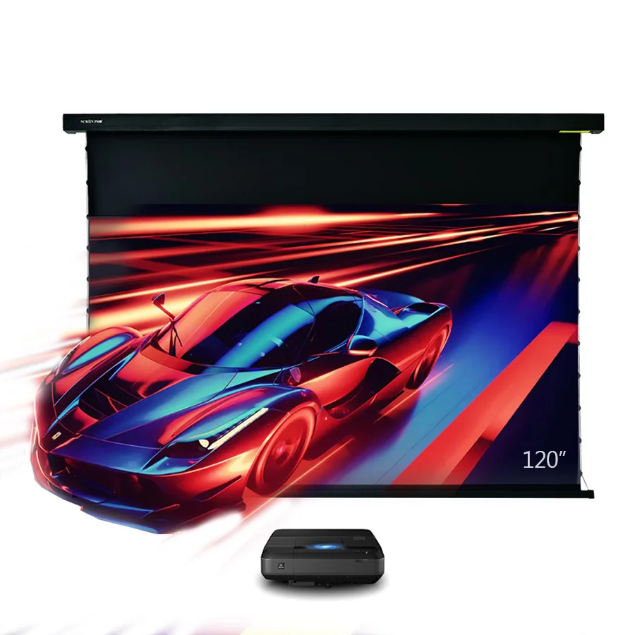 SCREEN PRO 120 Inch 16:9 UST ALR Motorized projector screen for Home cinema