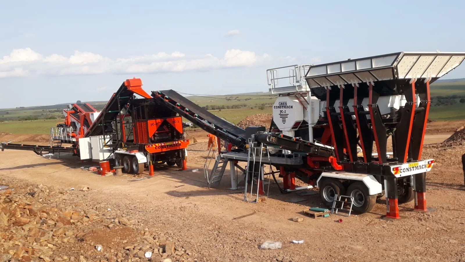 120-150 tph JC-2 MOBILE HARD STONE CRUSHING PLANT, BEST PRICE !