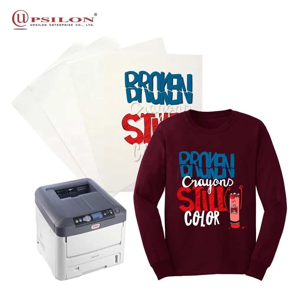 A4 No Cut Laser Dark T-shirt Transfer Paper