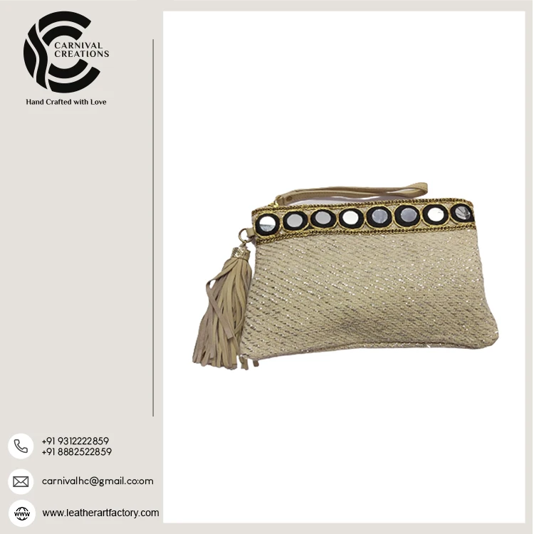  Новый дизайн лучшее качество 100% натуральная кожа высокое жаккардовые клатч из натуральной кожи с кисточкой