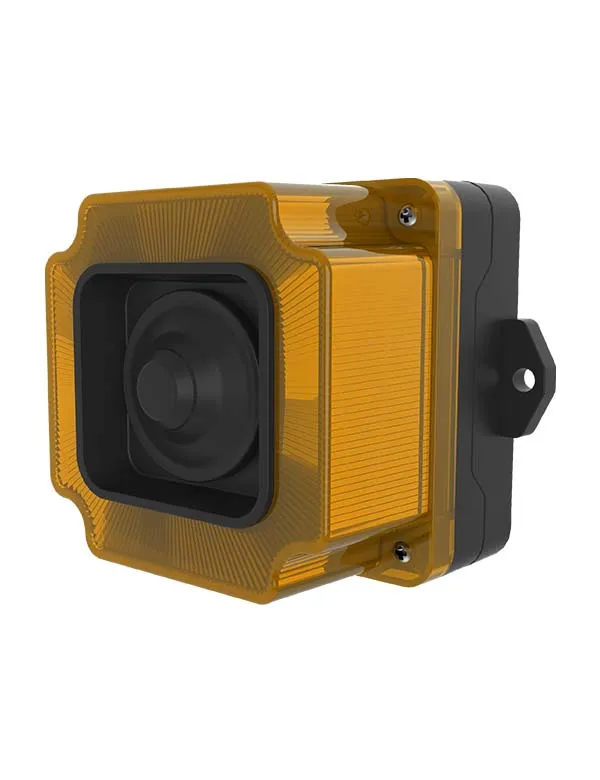 MUCCO Sound Alaram, Strobe Light Warning Beacon/industrial Alarm Beacon Siren, 125-133db LED ABS IP65 RGB 2 Years