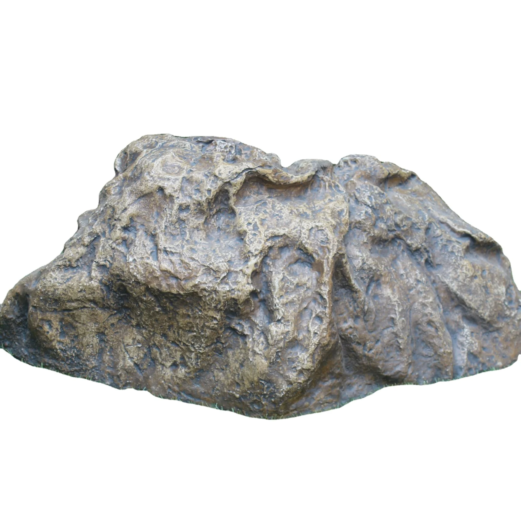 FRP light weight unbreakable Artificial Garden Rock Fiberglass Stone Garden Natural Stone Stepping Stone Artificial river rock