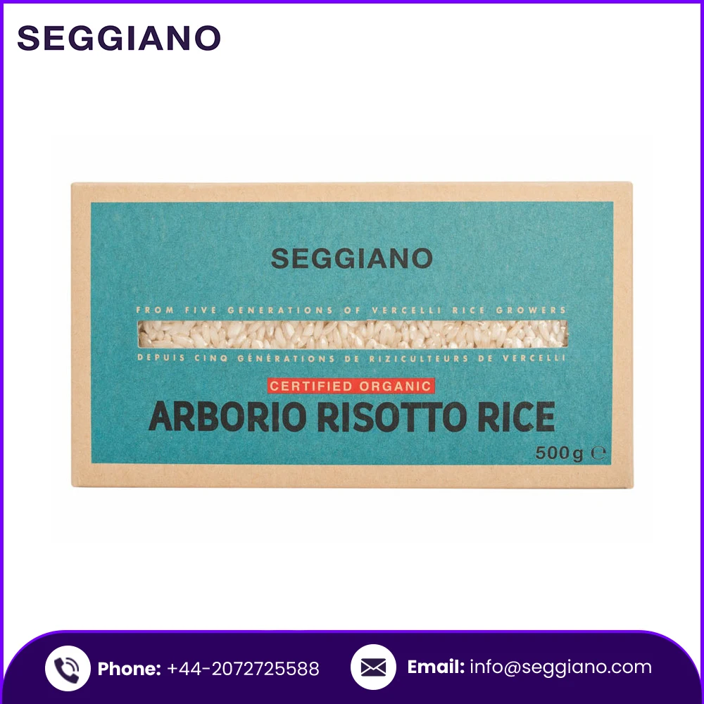 Высококачественный новый урожай, лучший Seggiano органический ризотто рис для садоводства 500 г
