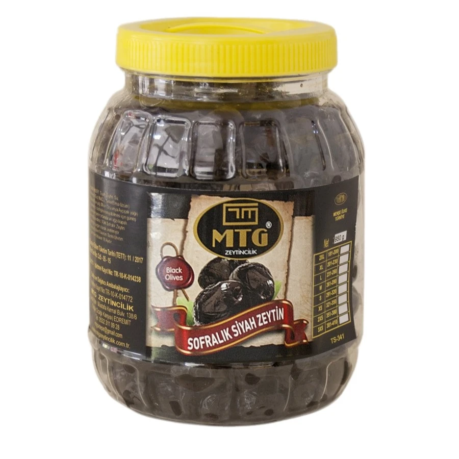 
North East Aegean Black Olive M2 950 g Pet 