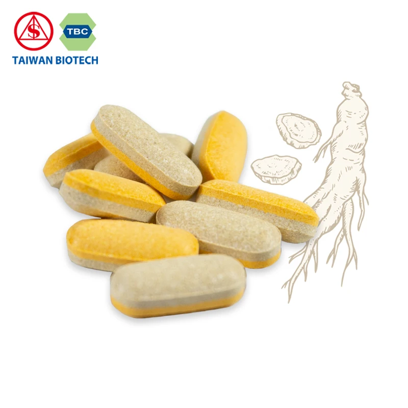 
 Порошок экстракта Panax quinquefolius с витамином b в таблетках  