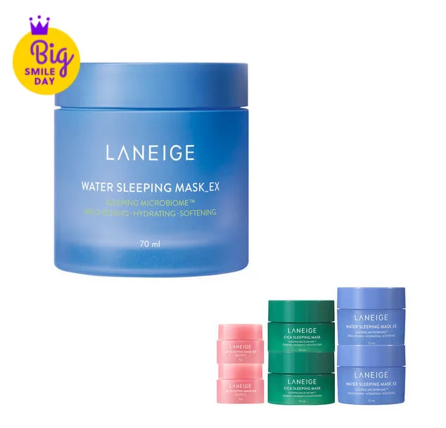 Korean Cosmetics Brand Wholesale  Free Mini Size Sample  Water Sleeping Moisture Recharging Gel Cream  Mask