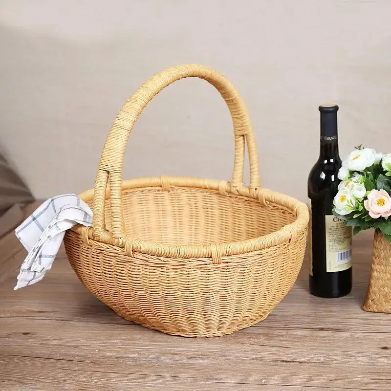 Woven Basket Sustainable Wholesales Seagrass Basket  BELLY BASKET WITH LID Home decor Handicraft in Vietnam