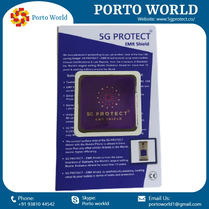 
5g Protect EMR Scalar Energy Phone Sticker Anti Radiation Chip Shield Stop 5g Radiation Protection Anti Emp 