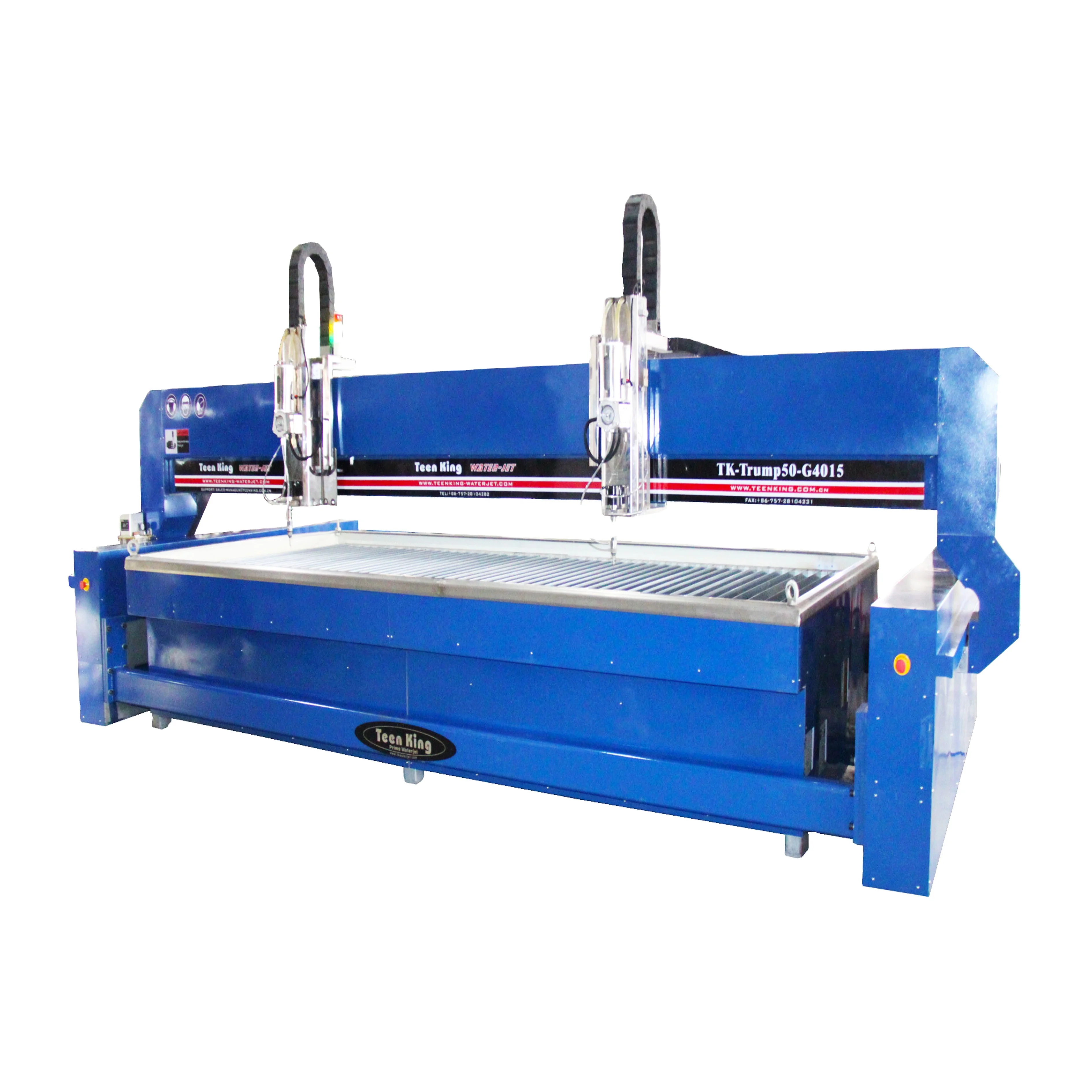 4 heads water jet cutting machine