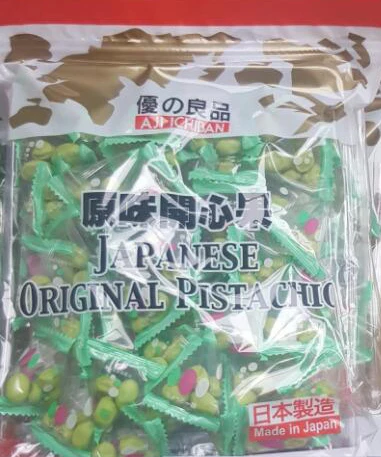 Premium Japanese pistachio dry pistachio snacks mixed with wasabi