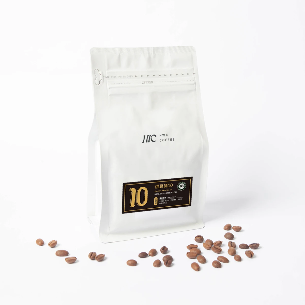 Factory price HWC signature Golden blend No.10 hwc arabica roast whole bean coffee beans price