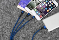 2020 Wholesale Price Good Quality long usb cable 3in1 data line