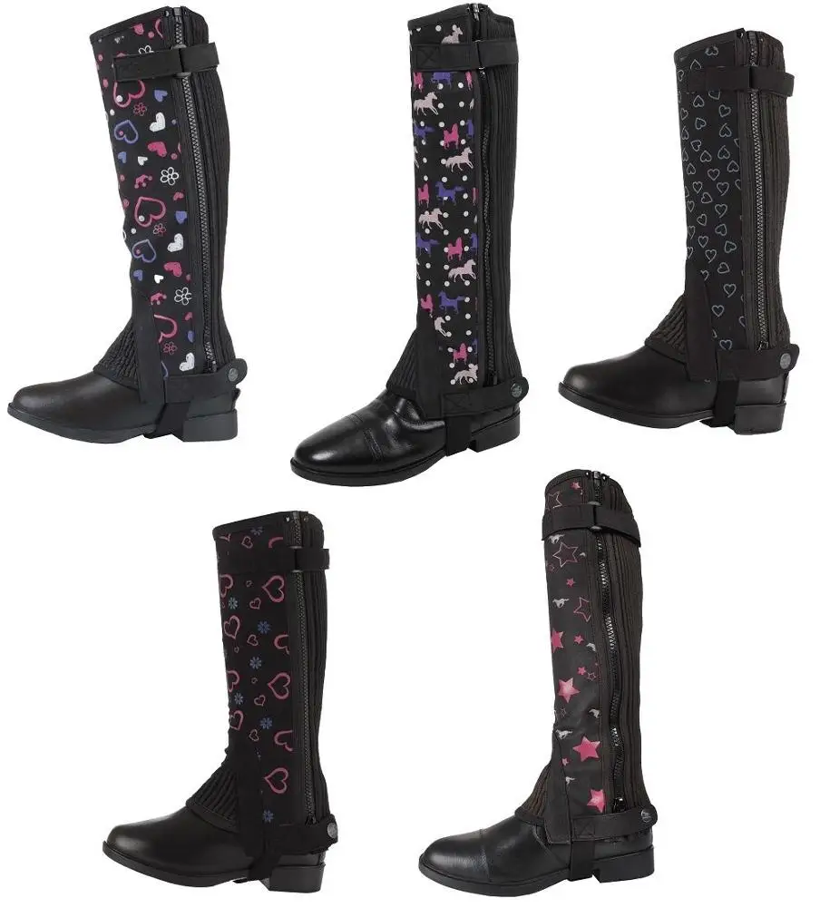 
2021 Fashion Equestrian Factory Made Leather Horse Riding Chaps 