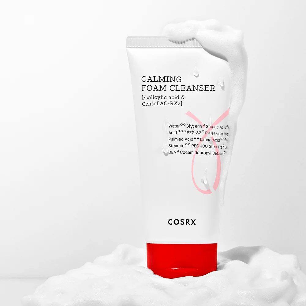 [OEM/ODM] COSRX AC Collection Calming Foam Cleanser - Made in Korea - Face Deep Clean relieve acne-prone skin Hypoallergenic