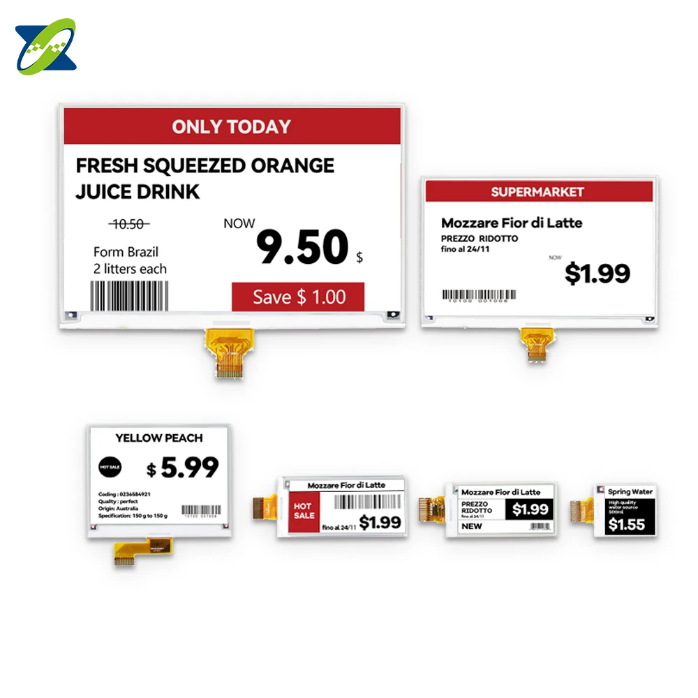 Небольшие мини Беспроводная E-Ink дисплей цветной ценника чернил