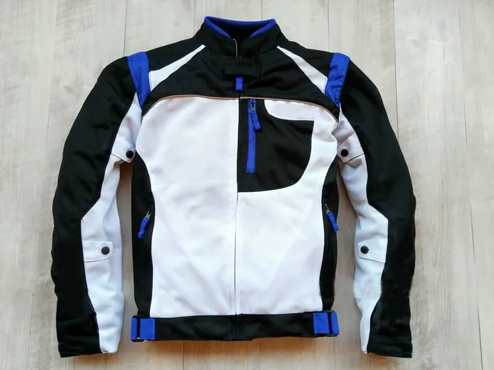 OEM Custom Motorbike Bike Riding Summer Mesh Jacket For Yamaha Motorcycle Street Moto White Jackets With Protector