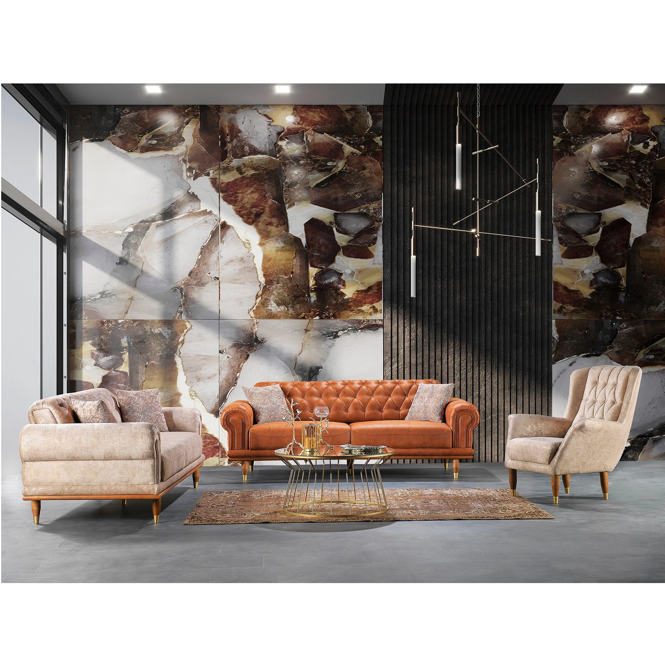 LEON PLUS modern living room sofa set comfortable home furniture MADE IN TURKEY OEM FACTORY MADE