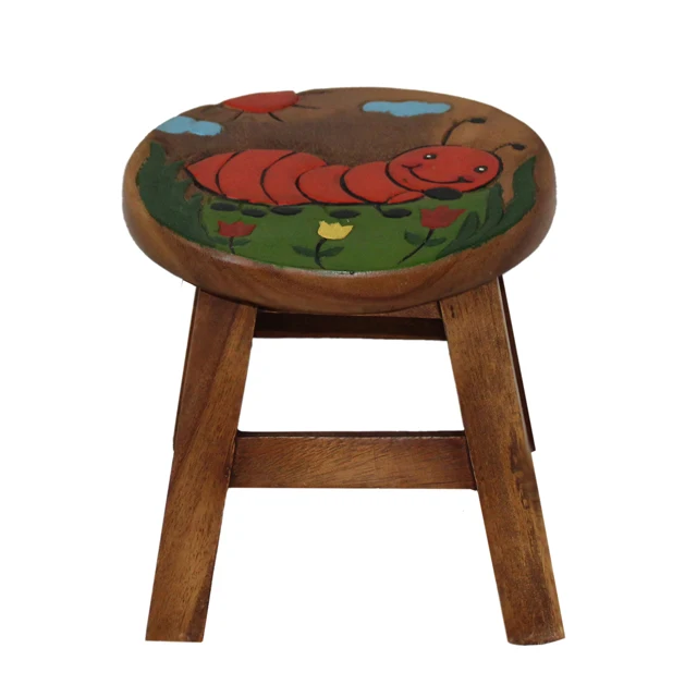 Нетоксичный стул, цветной деревянный стул с животными B215 201, деревянный резной стул, муравьиный продукт из Таиланда