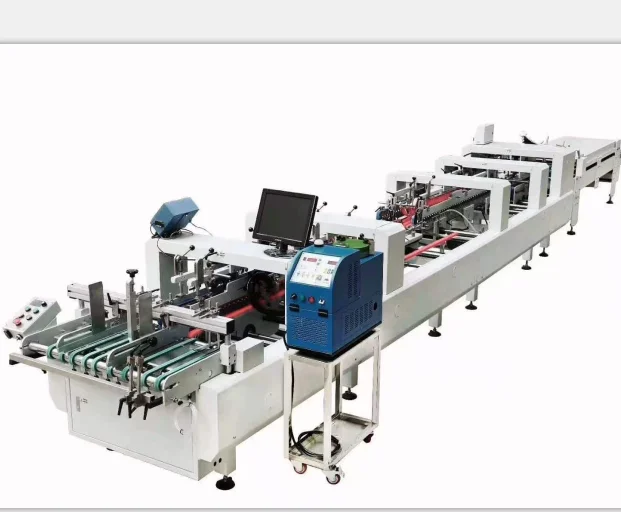 
Automatic Custom Clear Square Box Gluing Machine 