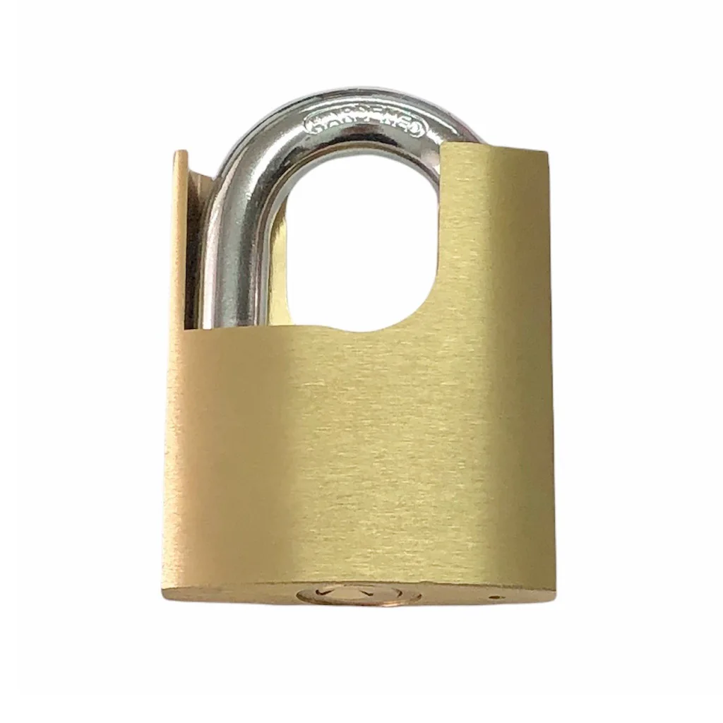 High Security Heavy Duty Shrouded Brass Padlock for Luggage