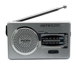 Portable Emergency AM FM Radio Telescopic Antenna Full Band Portable Radio Receiver
