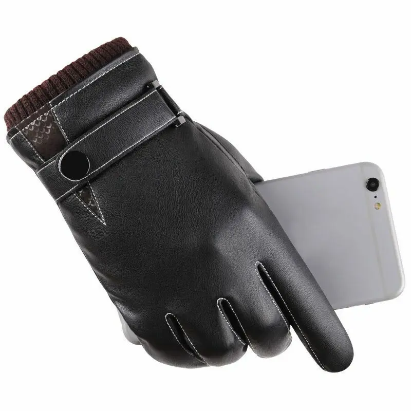 Screen Touch Men Driving Gloves/ Leather Gloves For Driving 2019/Car Driving Gloves