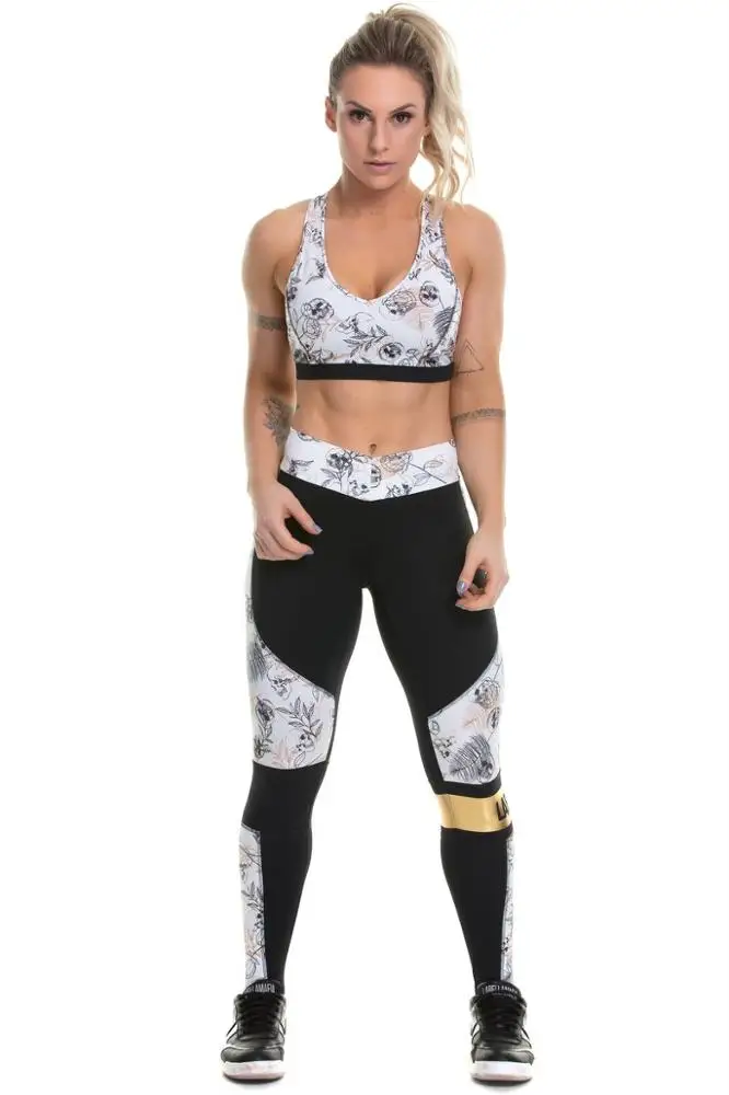 Spikey Rasta Clothing Stripes Leggings Custom Sublimation Women Yoga and Fitness Wear Sportswear OEM Design 50 Sets for Adults