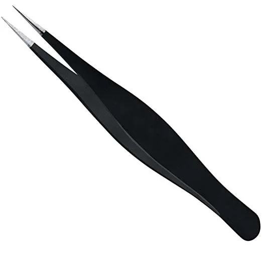Ingrown Hair Pointed Tweezers/ Sharp Pointed Eyebrow Tweezers With Custom Logo And Packaging