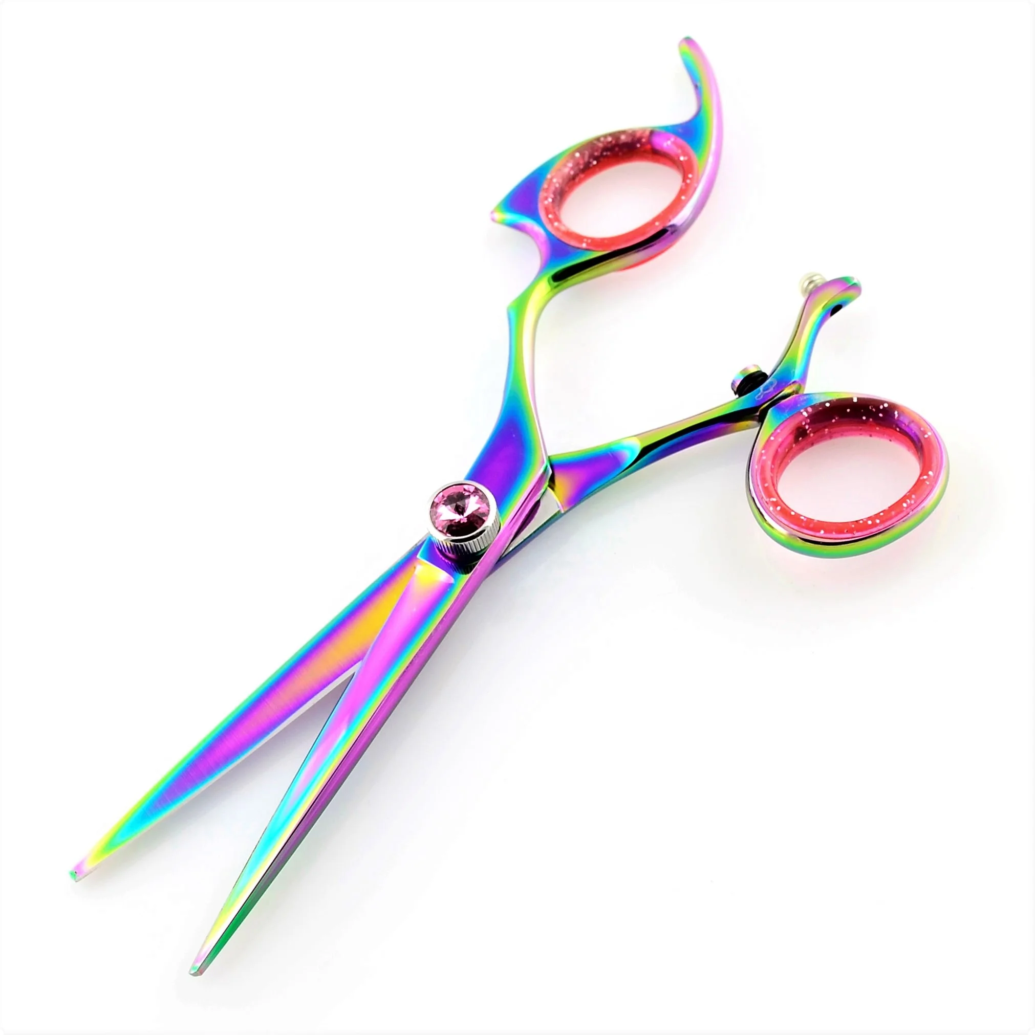 Handmade Professional Hair Cutting Barber Scissor Stainless Steel Razor Edge Hairdressing Shears Movable Ring Black Color Coated