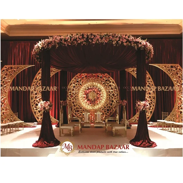 Wedding Mandap M-13 Fiber Indian wedding decoration mandap