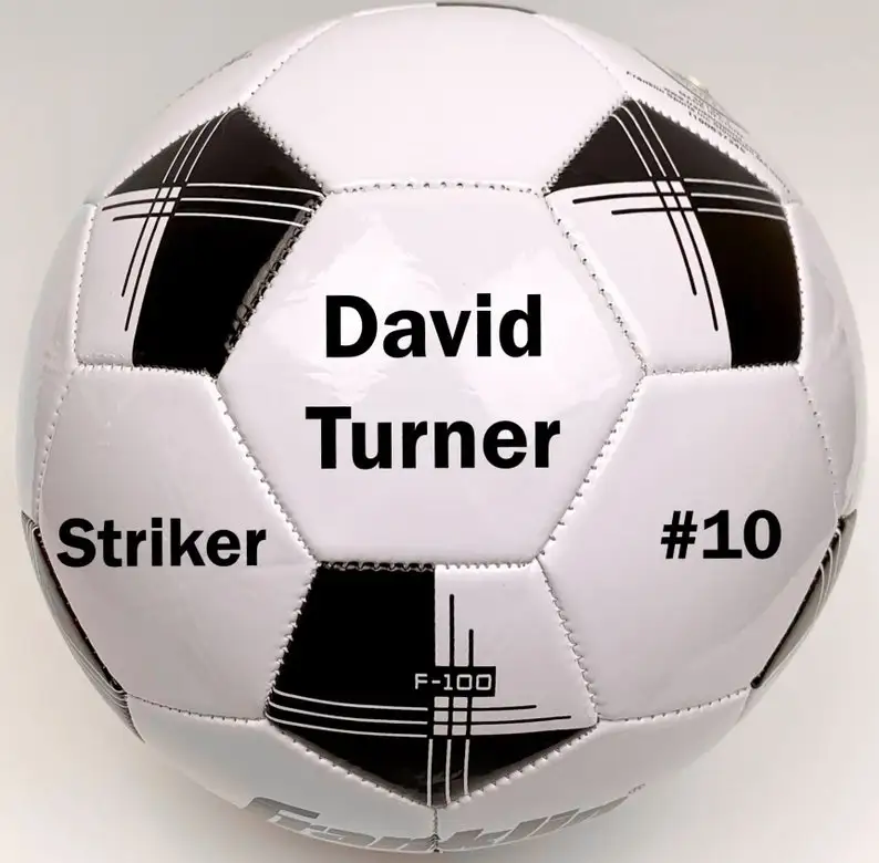 Customized Personalized Soccer Ball, Football, The Perfect Gift, Multiple Sizes