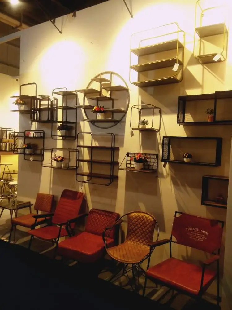 Modern Round Hairpin Side End Accent Table Living Room Coffee Table