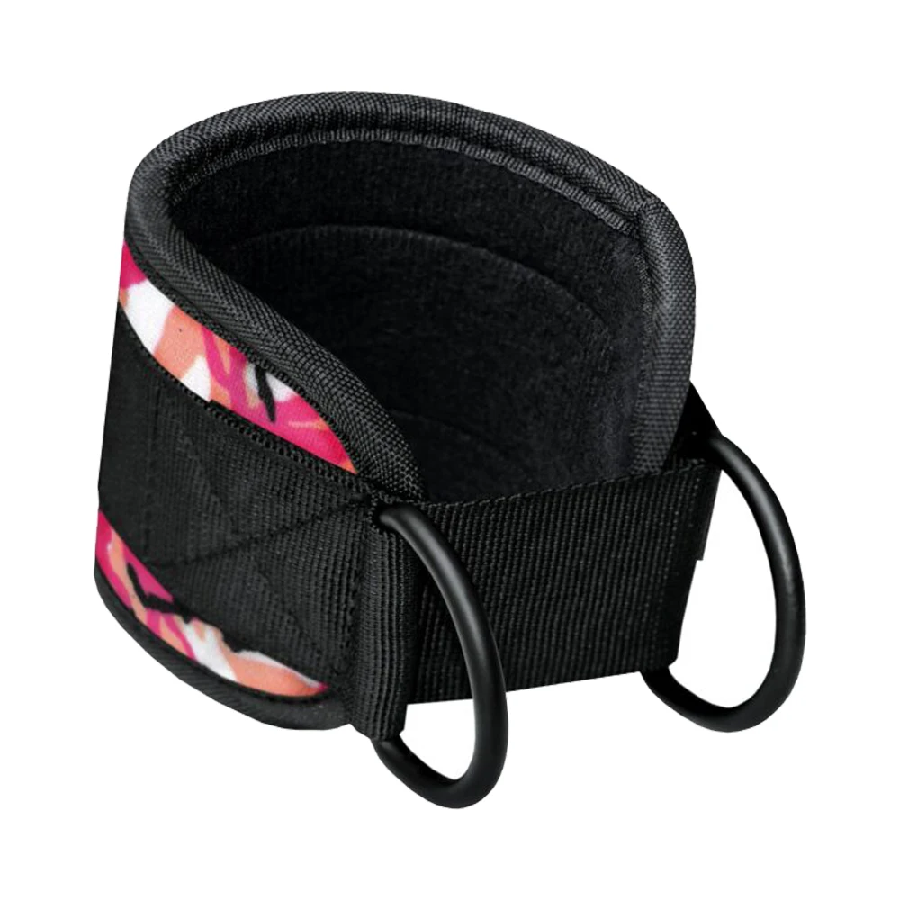 High Quality Heavy Duty Neoprene Padded Ankle Straps Weightlifting Adjustable Ankle Straps For Cable Machine