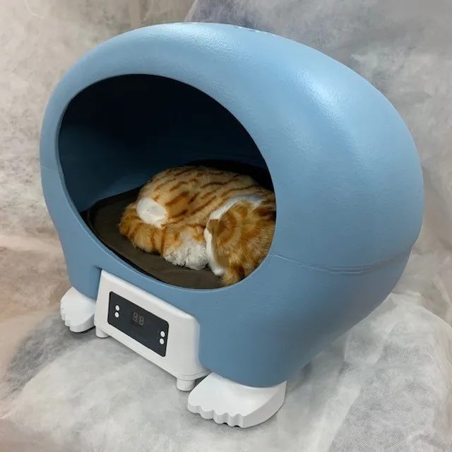 
Heated indoor Portable fancy plastic electric warm and cool pet house for cat or dog 