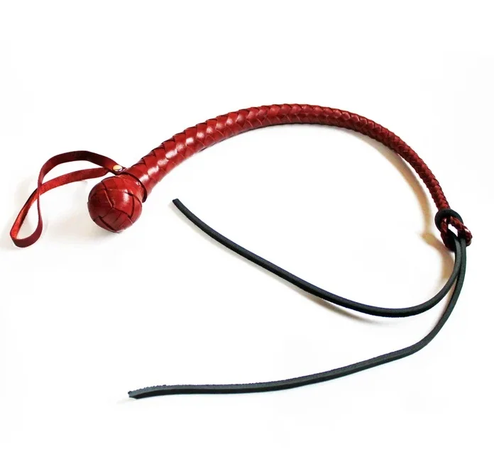 Эксклюзивный Плетеный черный кожаный кнут быка ручной работы 9 футов