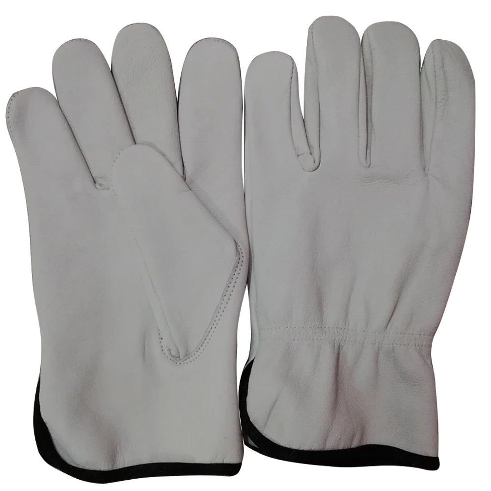 Dark Yellow cow split leather heat resistant welding apron/Best leather apron for men/Heavy duty flame resistant leather apron