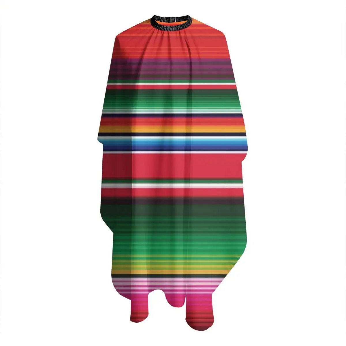 Barber Cape Colorful Mexican Stripes Salon Haircut Apron Professional Hair Cutting Cape Stylist Salon Supplies