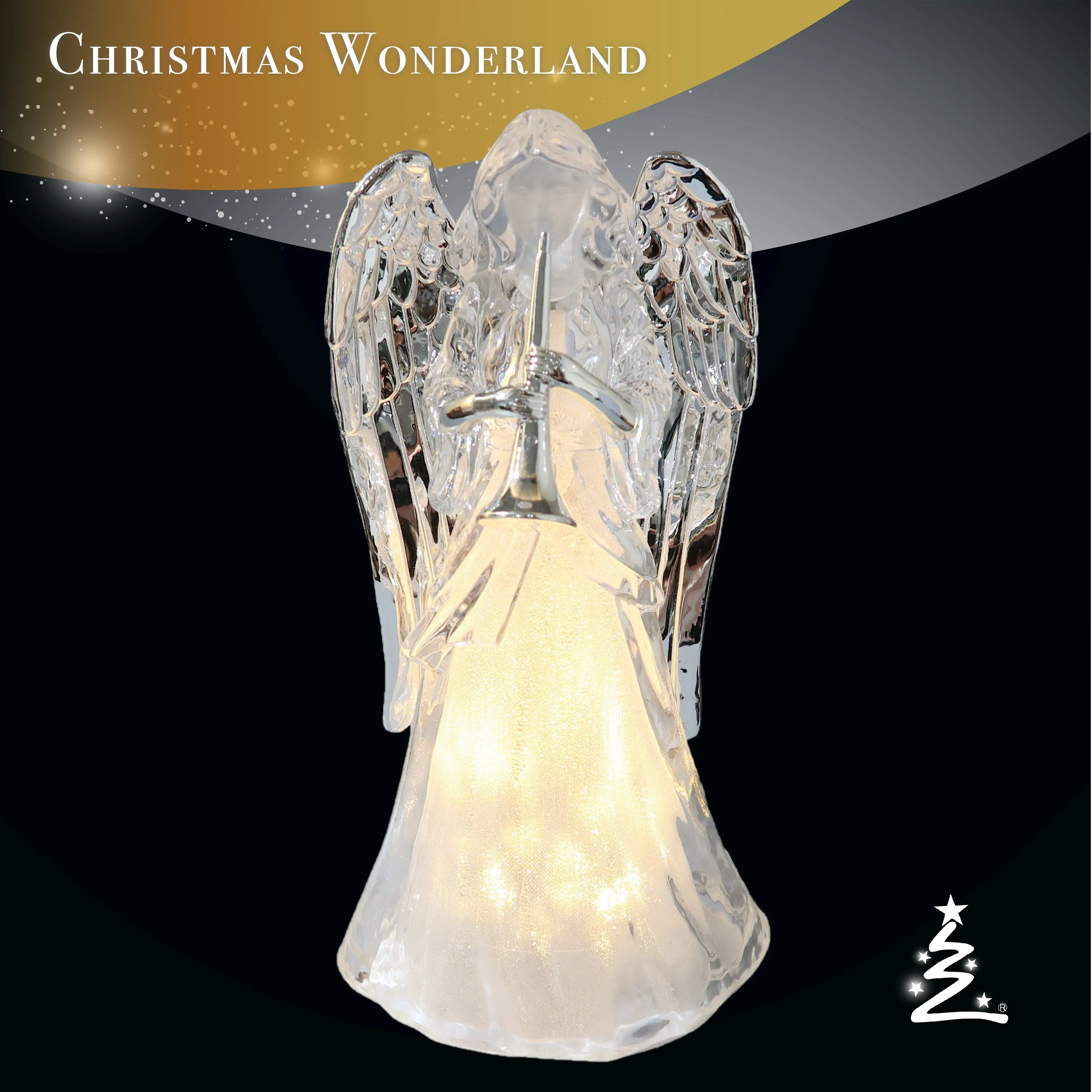 Christmas/New Year Decoration Angel LED Lighting Tablepiece