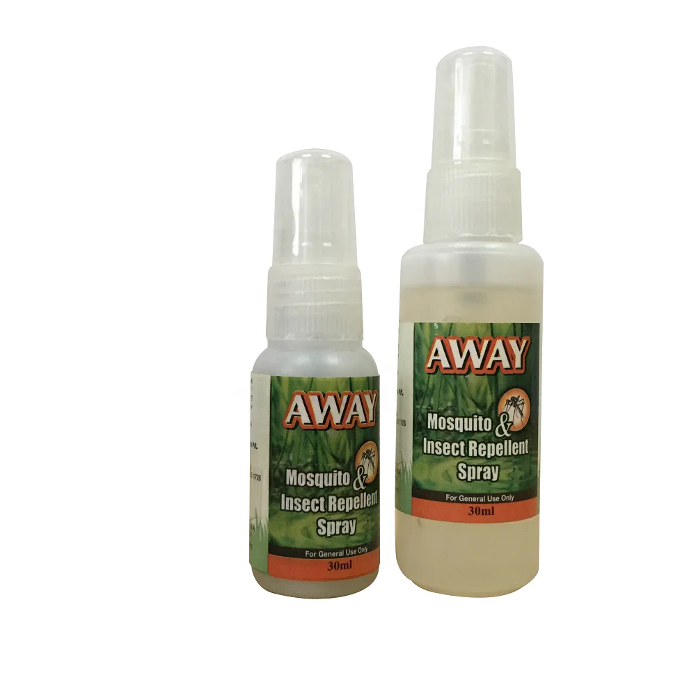 
Good Quality AWAY Lemon Grass Smell Liquid Mosquito Repellent Spray 30ml 