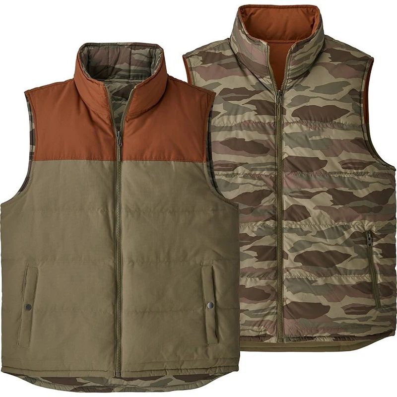 2021 Direct Factory of Man Ultralight Reversible Down Vest with Factory Wholesale Prices