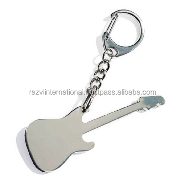 Handmade metal aluminium airplane shape key ring