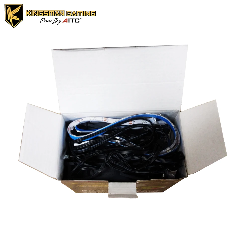 120mm ARGB PC Fan with light strips and remote control