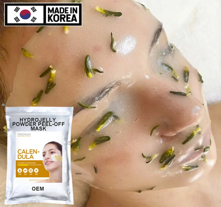 Made in Korea Vegan Hydrojelly Mask powder Korean alginate mask hyaluronic acid peel off mask Crystal Hydro Jelly modeling Mask
